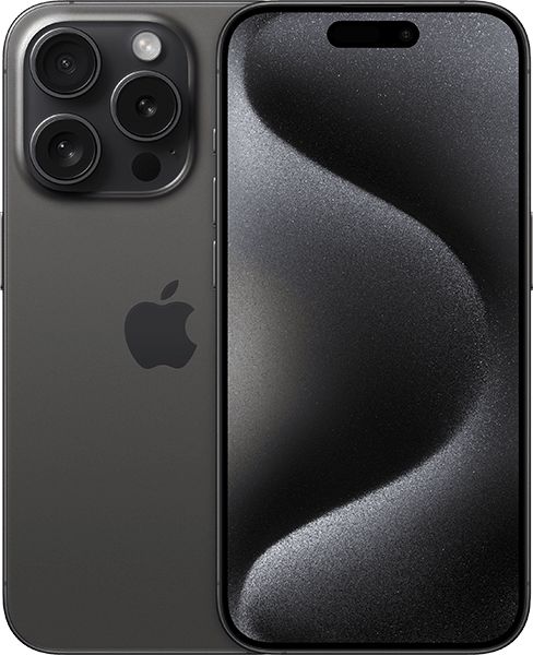 Apple iPhone 15 Pro in Black Titanium | Spectrum Mobile